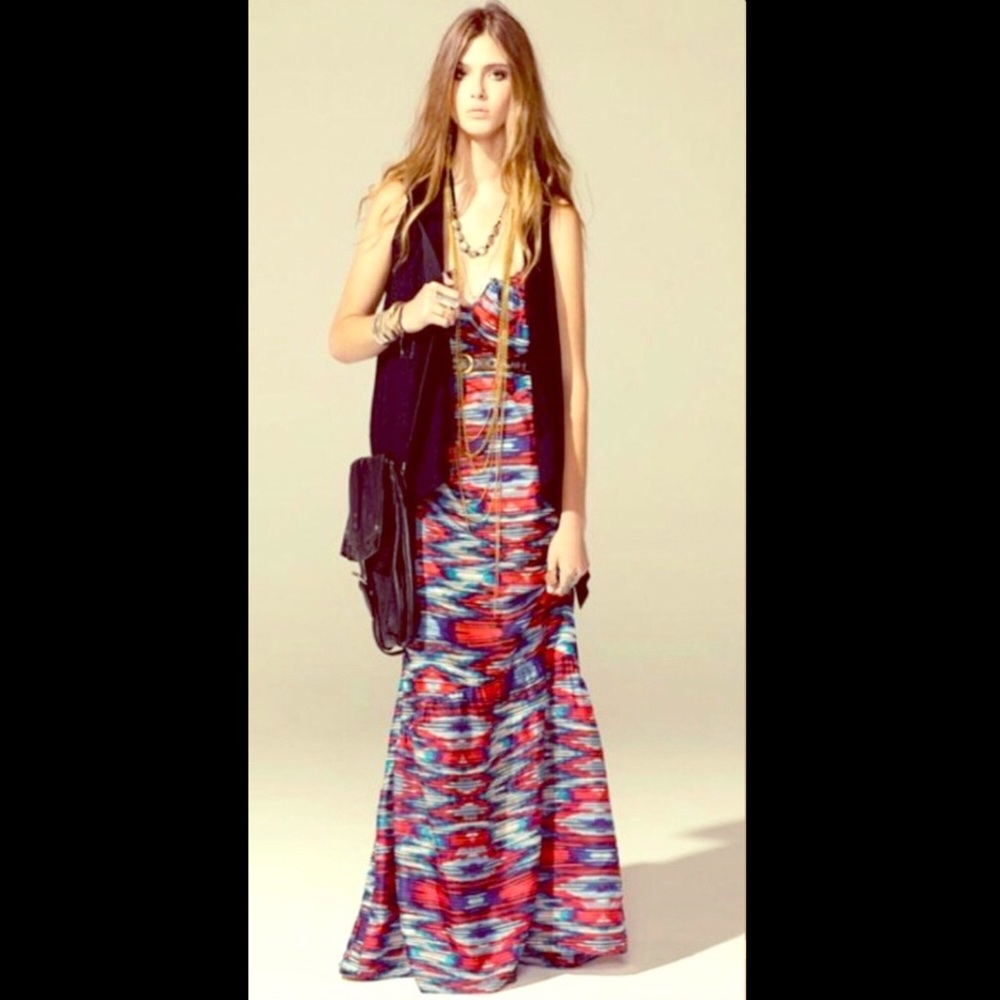 Twelfth street by Cynthia Vincent silk maxi dress